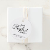 Traditionelle Schwarz-Weiß-Hochzeit Geschenkanhänger (Beispiel)