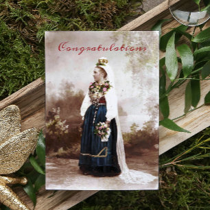 Traditionelle schwedische Vintage-Hochzeit in Dala