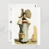 Traditionelle Schweizer Kostüme Bern Postkarte (Vorne/Hinten)