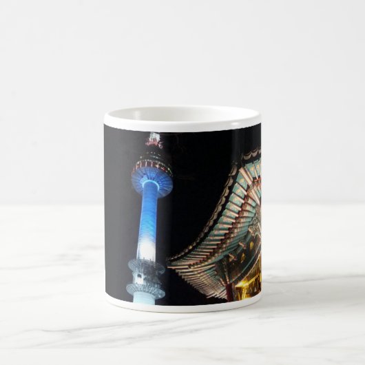 Traditionelle Seoul-Turm-Tasse Kaffeetasse (Mittel)