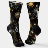 Traditionelle Silber- und Gold-Ornamente Socken (Gewinkelt)