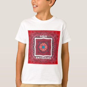 Traditionelle Sindhi Kultur Ajrak Muster Kunst Dru T-Shirt