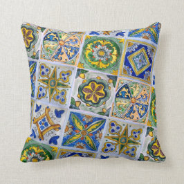 Traditionelle sizilianische Keramik Tile-Design Kissen