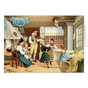 Traditionelle skandinavische Familie