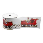 Traditionelle Sleigh Nutcracker Weihnachten Satinband (Spule)