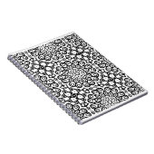 Traditionelle Sonnenblumen-Batik-Musterschmuck Notizblock (Rechte Seite)