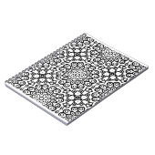 Traditionelle Sonnenblumen-Batik-Musterschmuck Notizblock (Linke Seite)