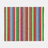 Traditionelle Spanisch Serape Fleecedecke (Vorderseite (Horizontal))