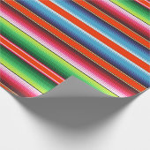 Traditionelle Spanisch Serape Geschenkpapier (Ecke)