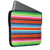 Traditionelle Spanisch Serape Laptopschutzhülle (Vorne Rechts)