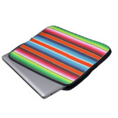 Traditionelle Spanisch Serape Laptopschutzhülle (Vorne Knopf)