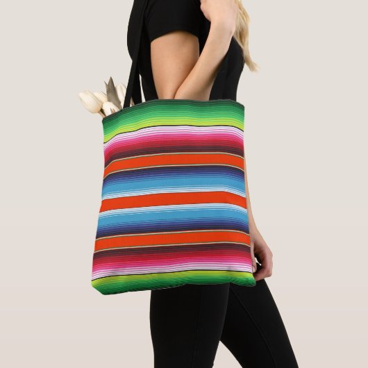 Traditionelle Spanisch Serape Tasche (Von Nahem)