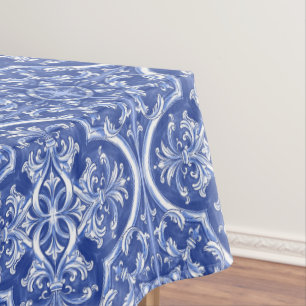 Traditionelle Stammes-Wasserfarbe Portugiesische A Tischdecke