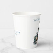 Traditionelle Szene essen Drink sei frohe Weihnach Pappbecher (Rechts)