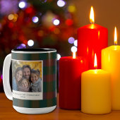 Traditionelle Tasse Kariert/Tartan Zwei-Tone-Kaffe