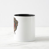 Traditionelle Tätowierungs-Dame HeadCoffee Mug Tasse (Zentrum)