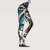 Traditionelle Tätowierungsblitz-Leggings Leggings (Rechts)