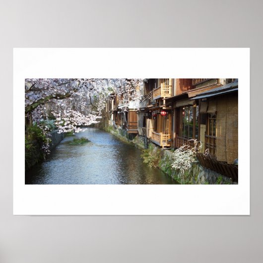 Traditionelle Teehäuser von Kyoto Poster (Vorne)