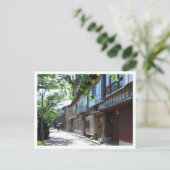 Traditionelle Teehousinen: Kanazawa, Japan Postkarte (Stehend Vorderseite)
