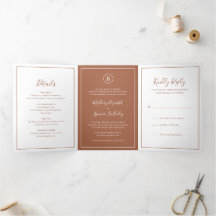 Traditionelle Terrakotta Elegante Hochzeit