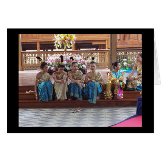 Traditionelle Thai Tänzer machen eine Pause!