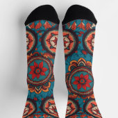 traditionelle thailändische Kunstmalerei , Ethnisc Socken (Oben)