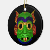 Traditionelle thailändische Maske Keramikornament (Links)