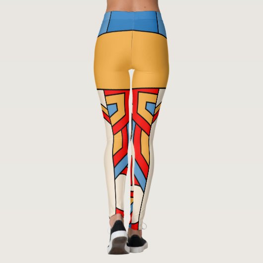 Traditionelle Tipmaske Leggings (Rückseite)