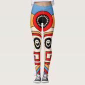 Traditionelle Tipmaske Leggings (Vorderseite)