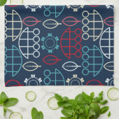 Traditionelle Tribal-Musterkunst Geschirrtuch (Gefaltet)