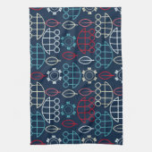 Traditionelle Tribal-Musterkunst Geschirrtuch (Vertikal)