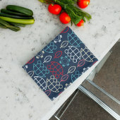 Traditionelle Tribal-Musterkunst Geschirrtuch