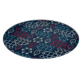 Traditionelle Tribal-Musterkunst Schneidebrett (Ecke)