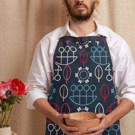 Traditionelle Tribal-Musterkunst Schürze