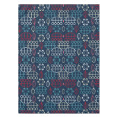 Traditionelle Tribal-Musterkunst Tischdecke (Vorderseite)
