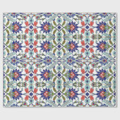 traditionelle türkische Fliesen Geschenkpapier (Flach)