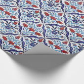 traditionelle türkische Fliesen Geschenkpapier (Ecke)