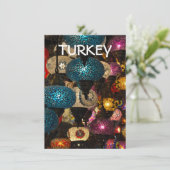 Traditionelle türkische Lampen Einladung (Stehend Vorderseite)