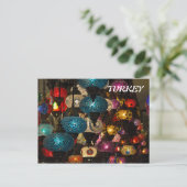Traditionelle türkische Lampen Postkarte (Stehend Vorderseite)