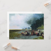 Traditionelle ukrainische Hochzeit (Ukraine) (Ehe) Karte (Vorderseite/Rückseite Beispiel)