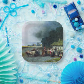 Traditionelle ukrainische Hochzeit (Ukraine) (Ehe) Pappteller (Party)