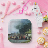 Traditionelle ukrainische Hochzeit (Ukraine) (Ehe) Pappteller (Party)