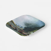 Traditionelle ukrainische Hochzeit (Ukraine) (Ehe) Pappteller (Gewinkelt)