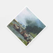 Traditionelle ukrainische Hochzeit (Ukraine) (Ehe) Serviette (Ecke)