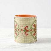 Traditionelle ukrainische Stickerei Tasse (Zentrum)