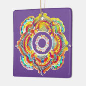 Traditionelle ukrainische Volksdekoration Keramikornament (Links)