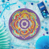 Traditionelle ukrainische Volksdekoration Party Te Pappteller (Party)