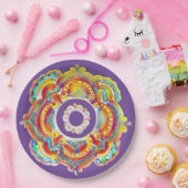 Traditionelle ukrainische Volksdekoration Party Te Pappteller (Party)