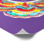 Traditionelle ukrainische Volksdekoration Poster (Ecke)