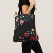 Traditionelle ungarische Blume der Taschen-Tasche Tasche (Von Nahem)